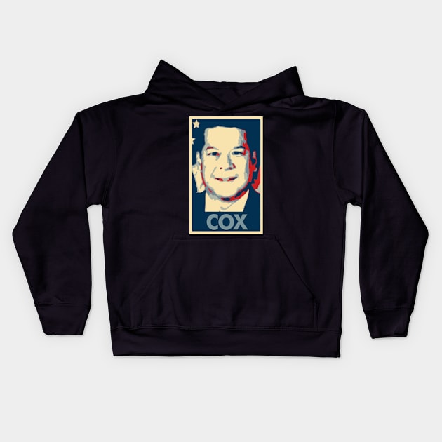 TJ Cox Political Parody Kids Hoodie by ThreadChef